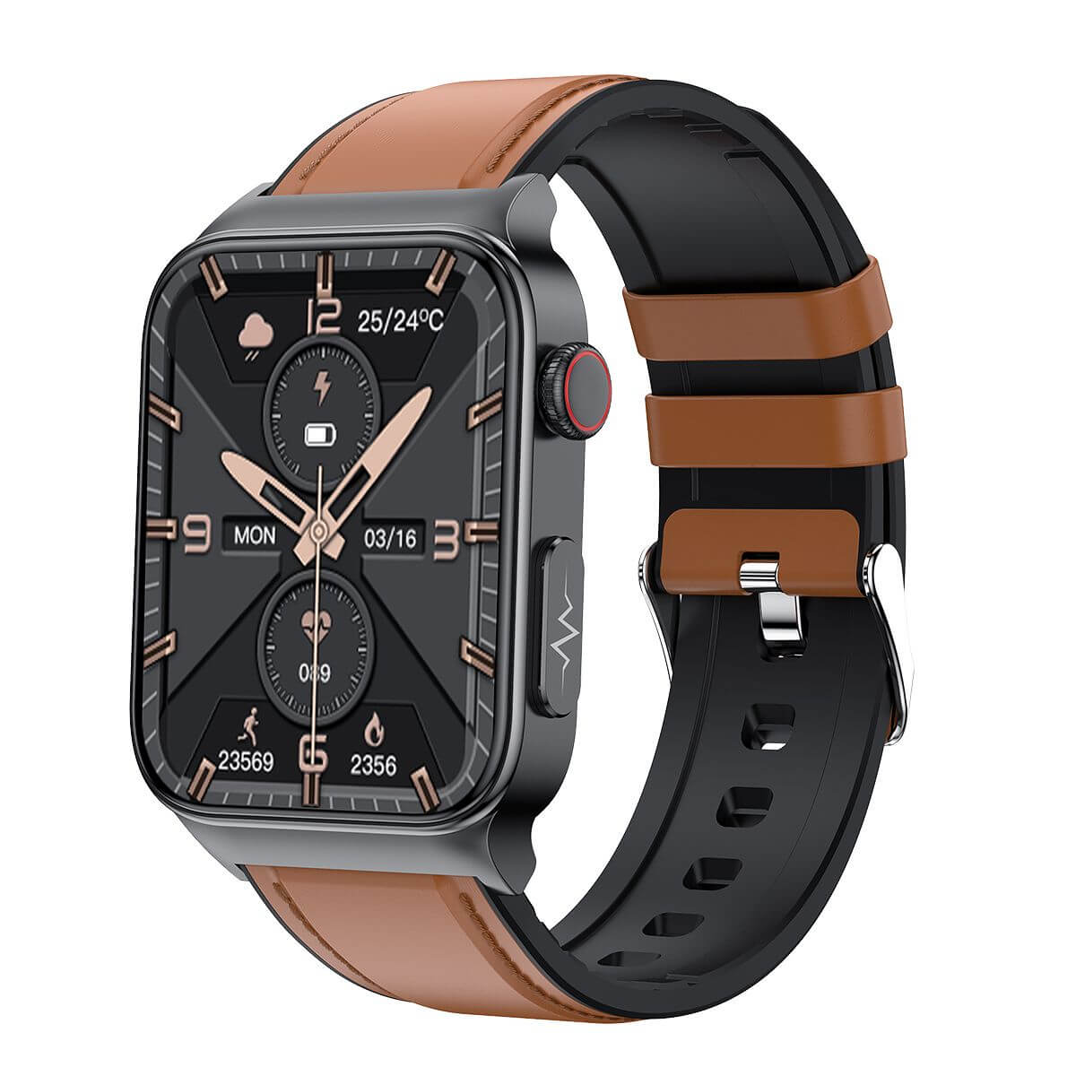 Watch with Body Temperature Sensor, Smart Watch with Sleep Tracking, Smart Watch with Oxygen Monitor, Smart Watch for Health Tracking, Smart Watch for Fitness and Health, Smart Watch for Diabetes, Smart Watch for Android and iPhone, Non-Invasive Glucose S