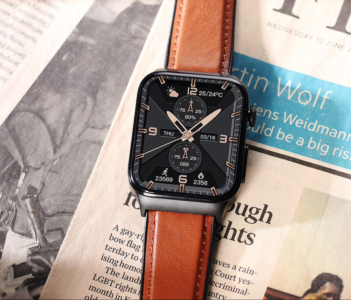 Watch with Body Temperature Sensor, Smart Watch with Sleep Tracking, Smart Watch with Oxygen Monitor, Smart Watch for Health Tracking, Smart Watch for Fitness and Health, Smart Watch for Diabetes, Smart Watch for Android and iPhone, Non-Invasive Glucose S