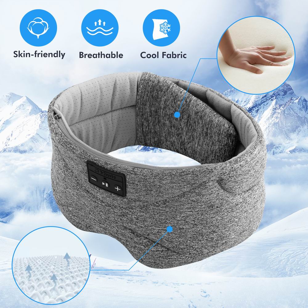 Wireless Eye Mask, White Noise Mask, Wellness & Self-Care, Travel Essentials, Smart Sleep Mask, Sleep Mask, Sleep Aid, Relaxation & Meditation, Noise-Cancelling Sleep Mask, Luxury Eye Mask, Insomnia Relief, Comfortable Sleep, Bluetooth Sleep Headphones