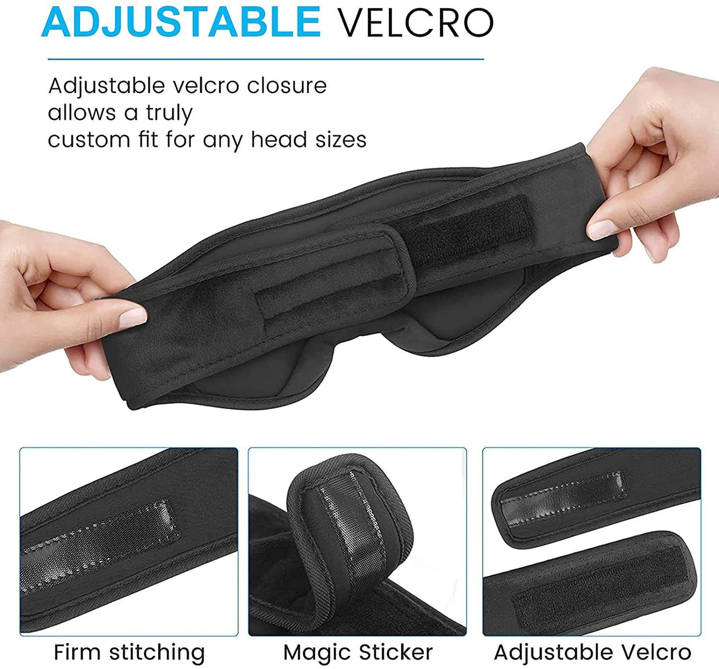 Blackout Velvet Bluetooth Sleeping Mask