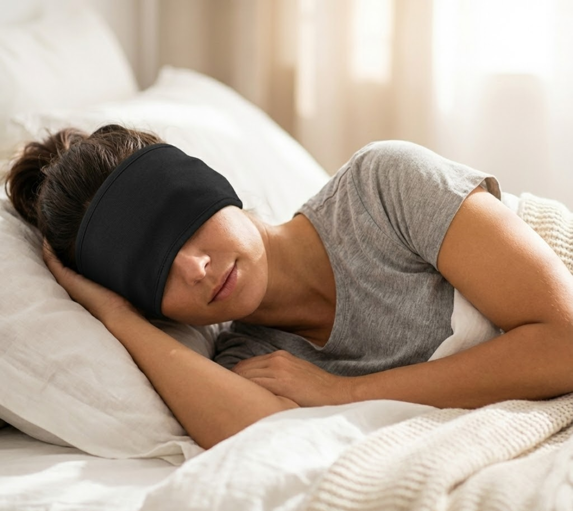 Dual-Use Bluetooth Sleep Mask & Headband