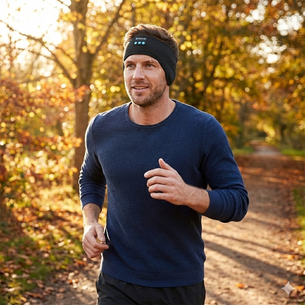 Dual-Use Bluetooth Sleep Mask & Headband