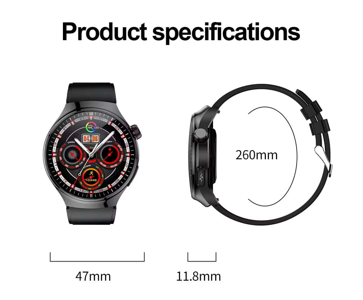 waterproof smart watch, voice assistant watch, stylish smart watch, smartwatch with silicone band, smartwatch with health tracking features, smart watch with SOS feature, smart watch for women, smart watch for men, Smart Watch for Android and iPhone, Opti