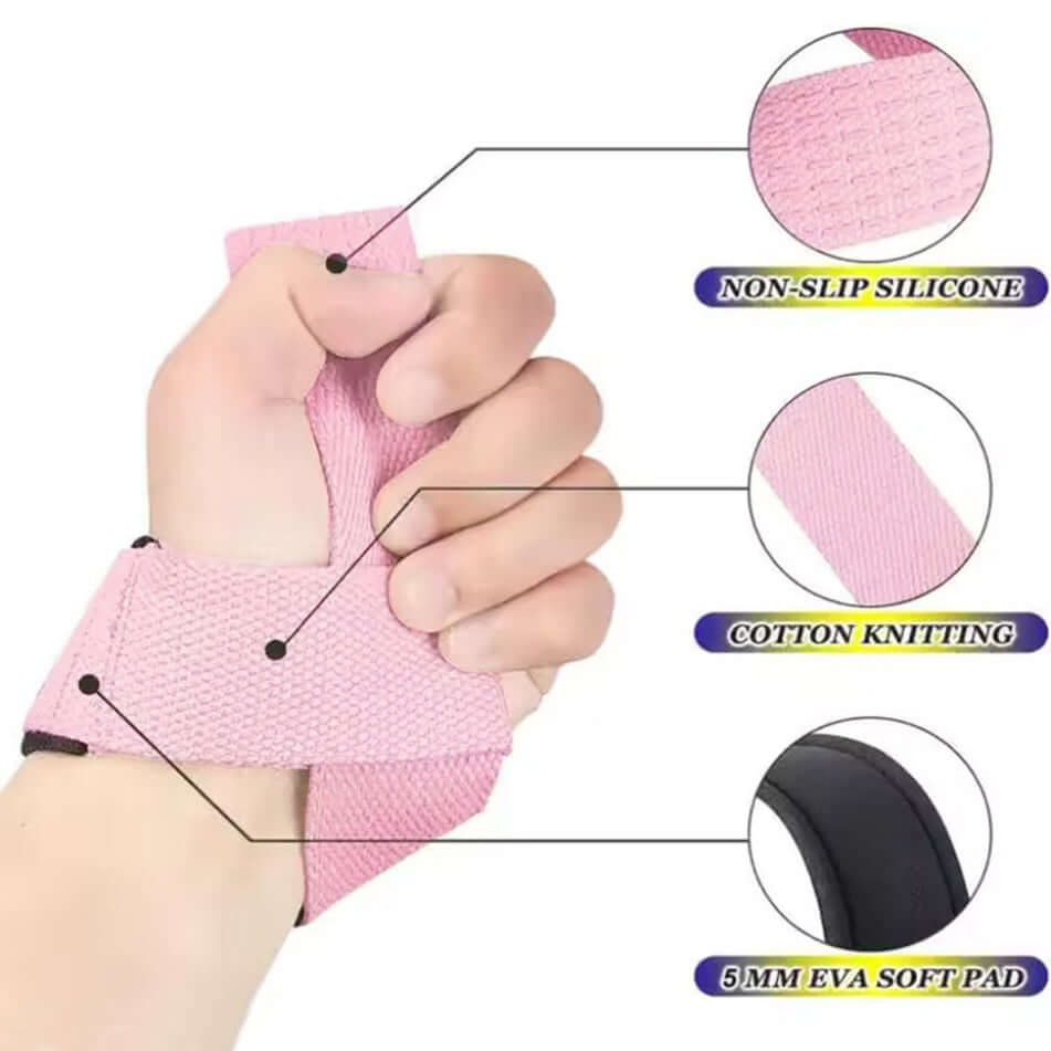 wrist support strap, strength training gear, strength training accessories, secure grip lifting strap, rubberized lifting strap, premium lifting straps, Powerlifting Straps, padded wrist straps, Optivita lifting strap, non-slip lifting straps, Lifting Str