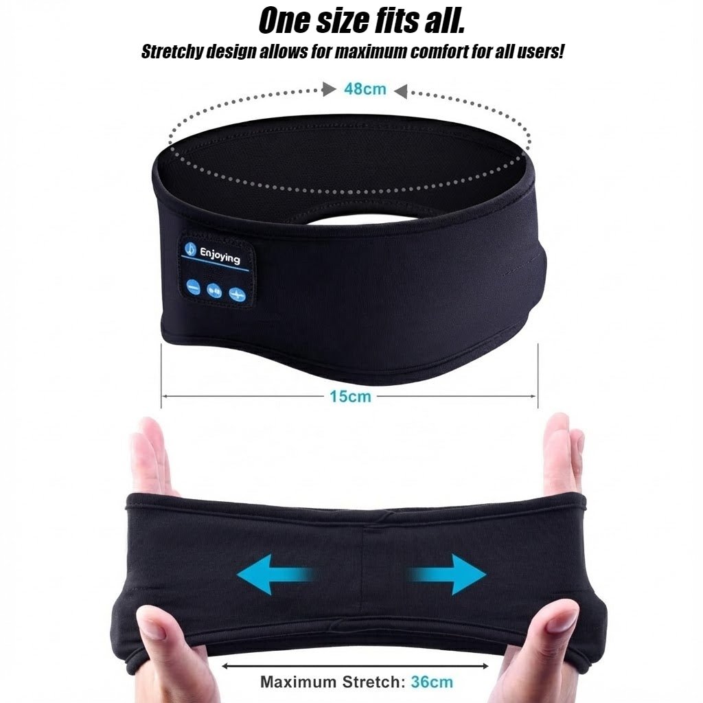 Dual - Use Bluetooth Sleep Mask & Headband - Optivita