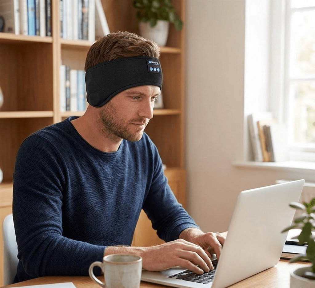 Dual - Use Bluetooth Sleep Mask & Headband - Optivita