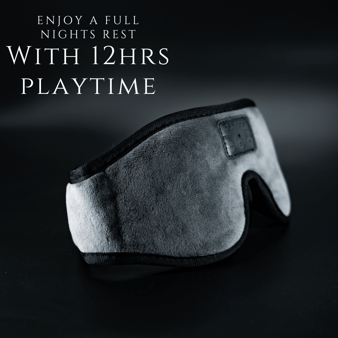 Blackout Velvet Bluetooth Sleeping Mask