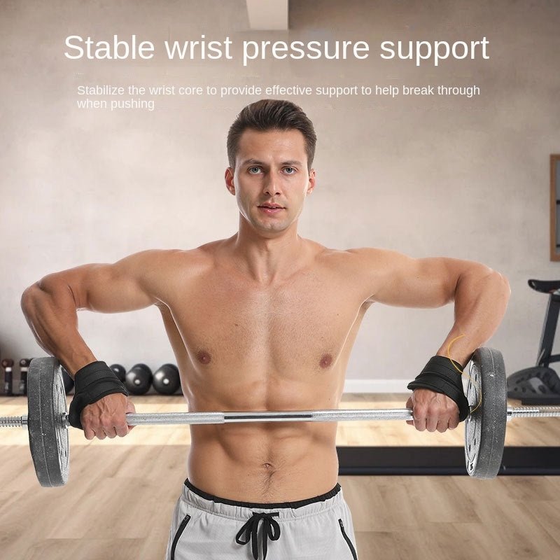 Leather pad Figure 8 Powerlifting straps - Optivita