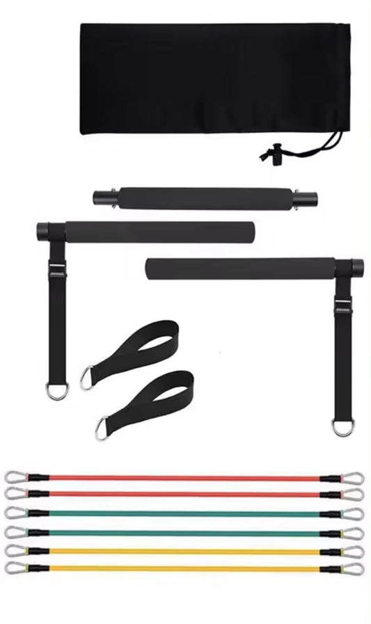 Squat Resistance Bands with Bar - Optivita